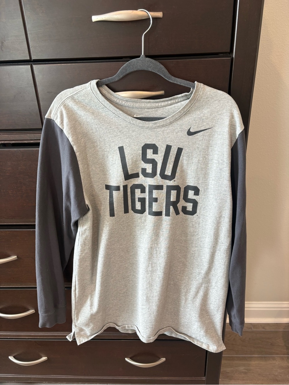 Nike Gray Athletic Logo Pullover